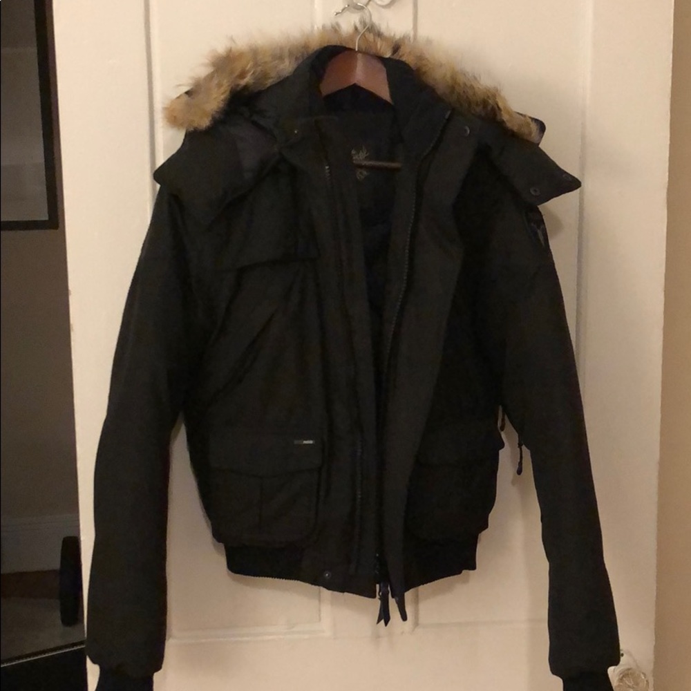 Nobis Higgins bomber jacket-size XS- heather black - Picture 5 of 8